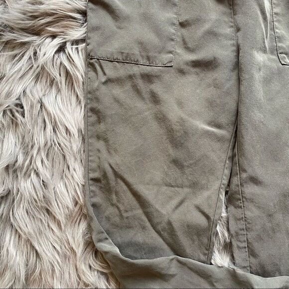 Tilly’s White Fawn Paper Bag Waist Pants, S - Picture 3 of 6